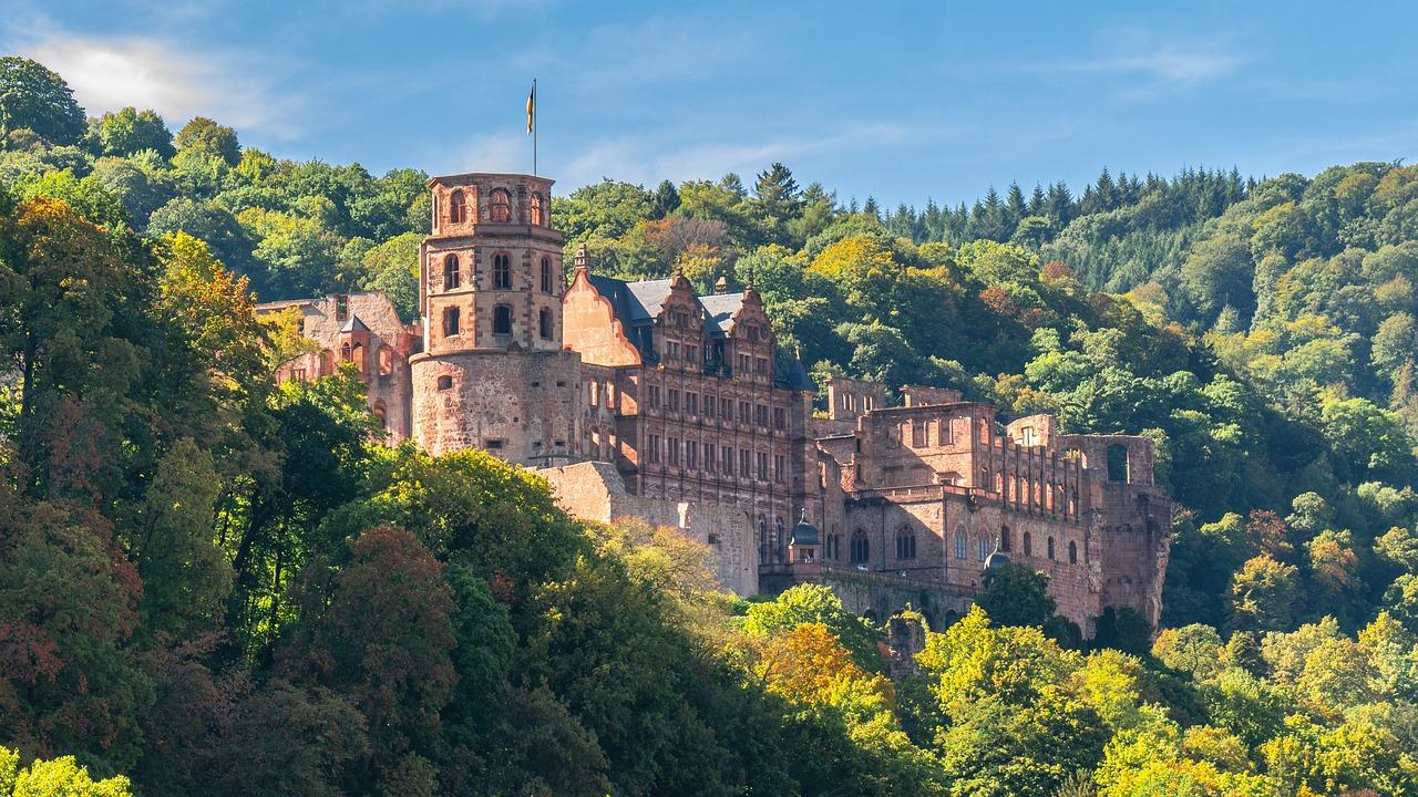 Vue sur le château d'Heidelberg