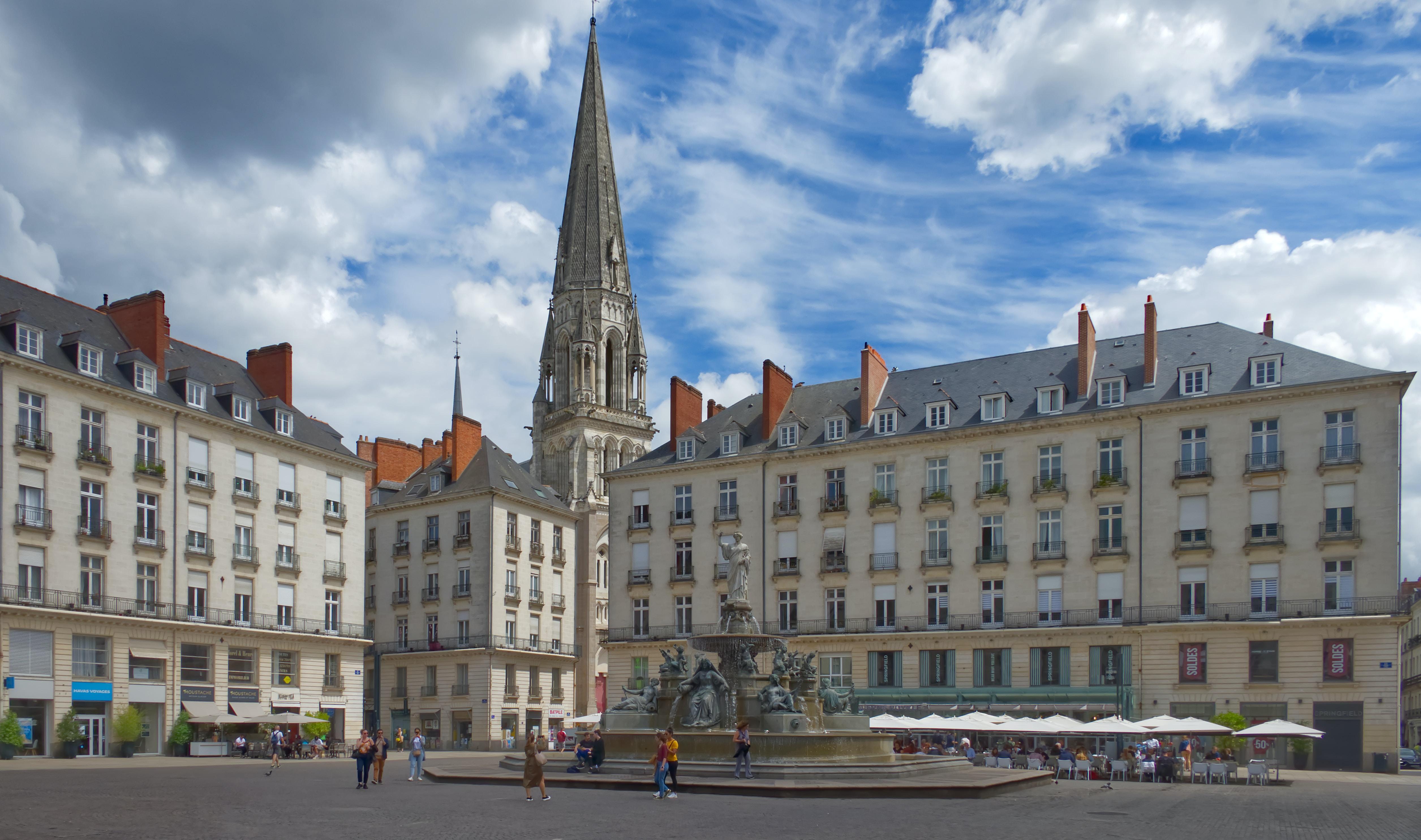La place royale à Nantes