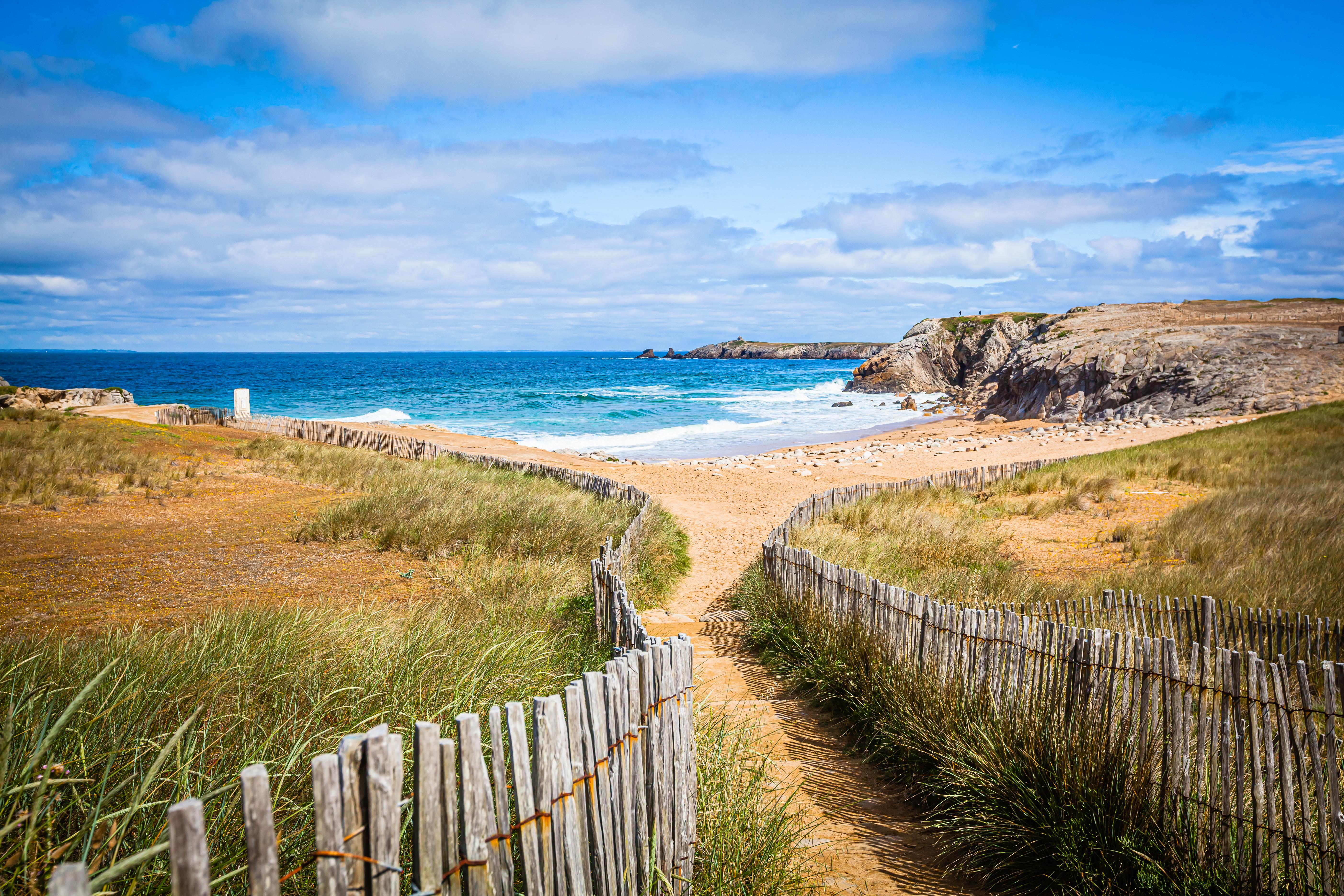 Côtes Sauvage, côte sauvage de la presqu'île de Quiberon en Bretagne, France